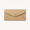 Chloé Envelope Long Wallet With Flap In Grained Leather