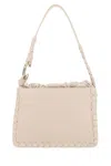Chloé Leather Shoulder Bag With Front And Back Pockets