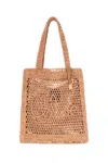 Chloé Summer Banana Shopping Bag In Summery Beige
