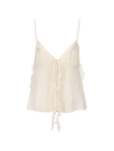 Chloé Powder Pink Silk Top