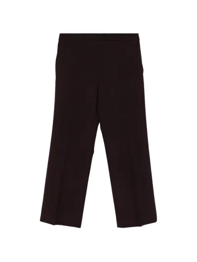 Chloé Press-crease Trousers In Black