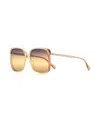 Chloé Chloe Women Printed Acetate And Metal Aly Sunglasses
