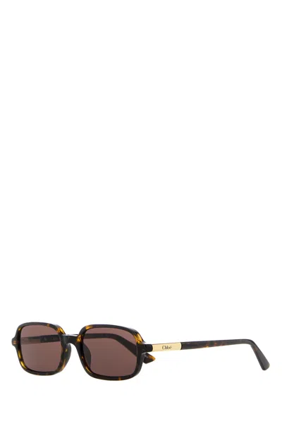 Chloé Printed Acetate Sunglasses In Blue