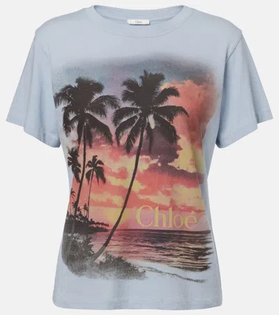 Chloé Printed Cotton T-shirt