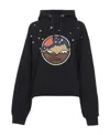 Chloé Sweat À Capuche Femme Noir Taille M 100% Coton, Élasthanne In Black