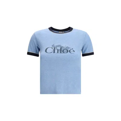 CHLOÉ PRINTED LOGO T-SHIRT