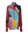 Chloé Printed Long-sleeved Blouse