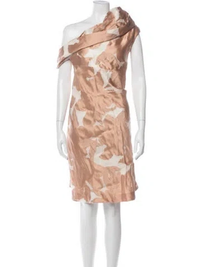 Pre-owned Chloé Printed Midi Length Dress In Neutral