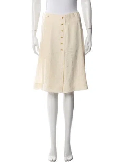 Pre-owned Chloé Printed Midi Length Skirt In Neutral