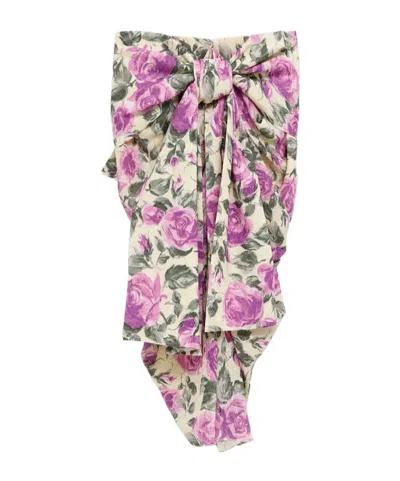 Chloé Printed Midi Skirt In Multi