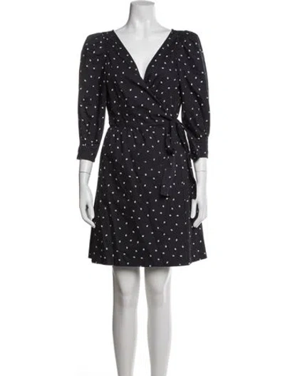Pre-owned Chloé Printed Mini Dress In Blue