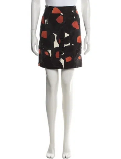 Pre-owned Chloé Printed Mini Skirt In Grey