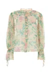 Chloé Chloe Printed Muslin Blouse