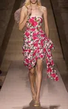 Chloé Printed Ruched Midi Skirt In Multi