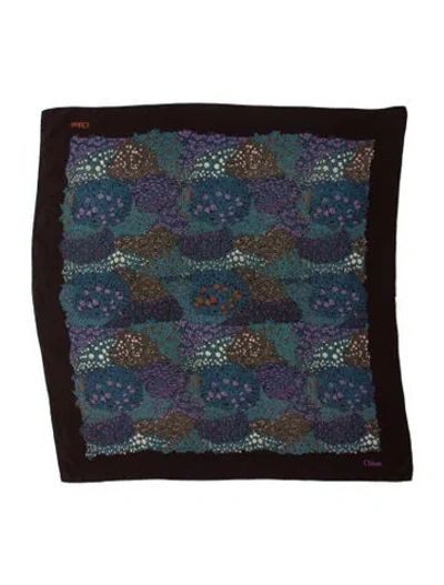 Pre-owned Chloé Printed Scarf In Brown