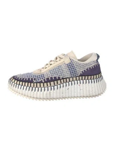 Pre-owned Chloé Printed Sneakers