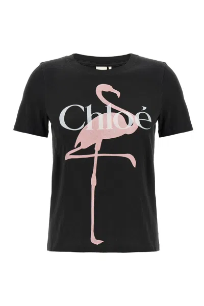 CHLOÉ PRINTED T-SHIRT