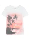 Chloé Kids Logo Printed Cotton Jersey T-shirt In White
