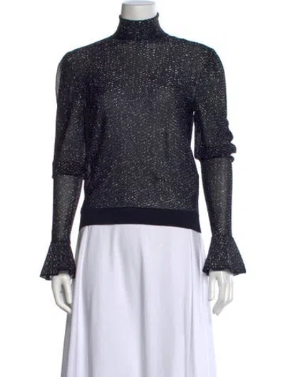 Pre-owned Chloé Printed Turtleneck Top