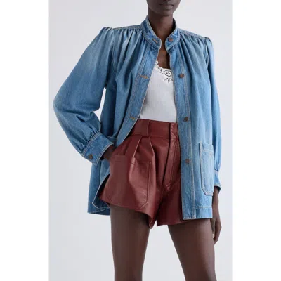 CHLOÉ CHLOÉ PUFF SLEEVE DENIM JACKET