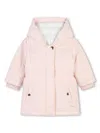 Chloé Puffer Hooded-down Jacket In Pink