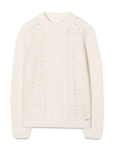 Chloé Kids' Pull Roll In Ivory