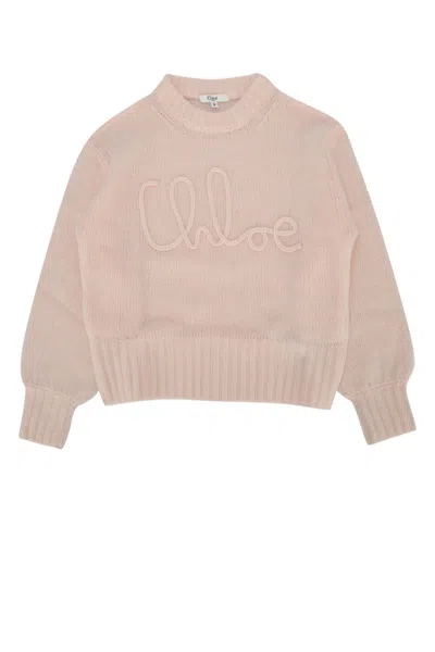 Chloé Kids' Pullover In Brown