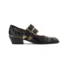 Chloé Chloe Elegant Pumps With Leather Construction And 4cm Heel Height In Black