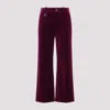 Chloé Purple Cotton Pants In Purple