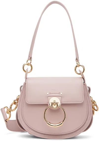 Chloé Purple Small Tess Shoulder Bag In 521 Misty Lavender