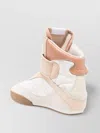 Chloé Quilted Leather Round Toe Sneakers
