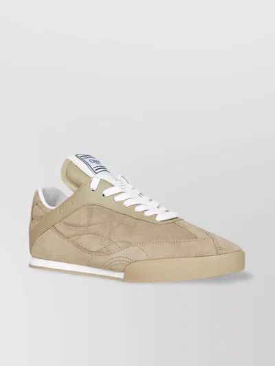 Chloé Quilted Low-top Lace-up Rubber Shoes