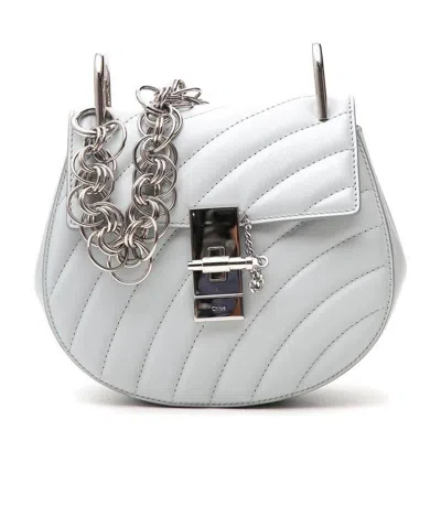 Chloé Quilted Piggy Bag In White