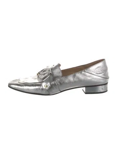 Pre-owned Chloé Quincy Leather Slingback Pumps