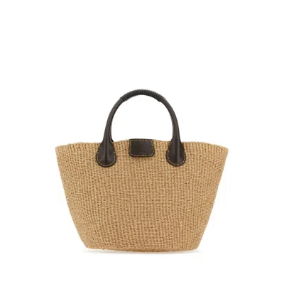 Chloé Raffia Large Palma Chlo X Eres Shopping Bag In Neutral