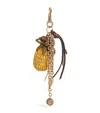 Chloé Womens Sunset Yellow Pineapple Raffia Bag Charm In Yellow