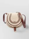 Chloé Small Saddle Marcie Bag In Raffia Effect