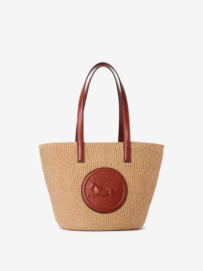 Chloé Raffia Tote Bag