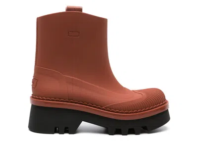 Pre-owned Chloé Raina 55mm Slipon Boots (women's) Sneakers In Brown/black