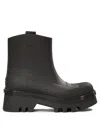 Chloé Elegant Mini Rain Boots With Scallop Detailing
