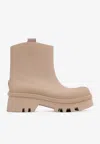 Chloé 55mm Raina Rubber Rain Boots In Beige