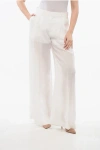 Shop Chloé Ramie Wide Leg Pants