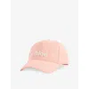 Chloé Logo-embroidered Baseball Cap In Rasberry