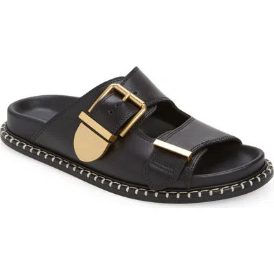 Chloé Rebecca Slide Sandal In Black