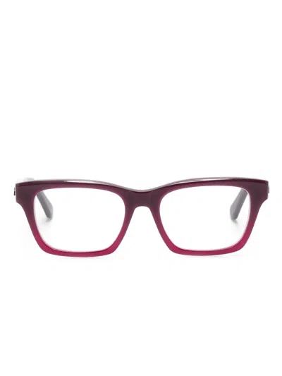Chloé Rectangle-frame Glasses In 紫色