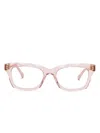 Chloé Rectangle-frame Glasses In Pink