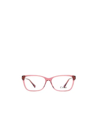 CHLOÉ RECTANGLE-FRAME GLASSES