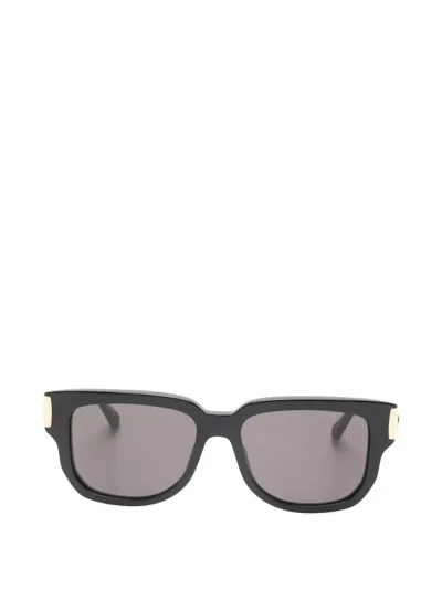 Chloé Rectangle-frame Sunglasses In Black