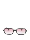 Chloé Eyewear Rectangle Frame Sunglasses In Purple