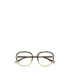 Chloé Rectangular Flat Mirror In Nude